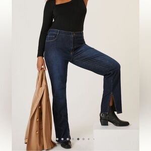 Final Sale 🔥Anthropologie PILCRO THE SPLIT STRAIGHT JEANS Size 27